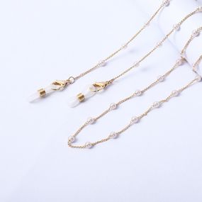 Ланцюжок для окулярів White and Gold 3 9869 70 см