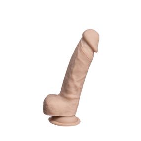 Фаллоимитатор реалистичный Silexd Real Skin Model 1 (8" ) на присоске, телесный sexstyle