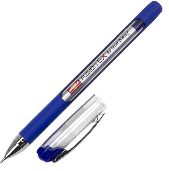 Ручка шариковая 0,7мм 10км UX-10 000-02 Unimax Top Tek Fusion синяя (644216952106) | Зображення 3