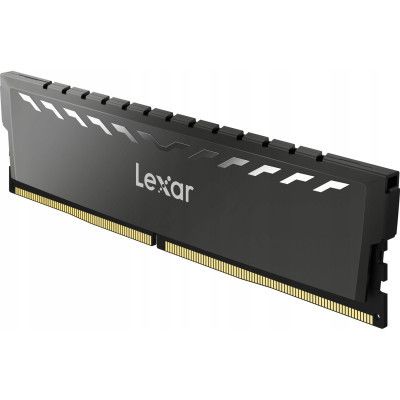 Модуль памяти для компьютера DDR4 16GB (2x8GB) 3200 MHz Thor Dark Gray Lexar (LD4BU008G-R3200GDXG) | Зображення 2