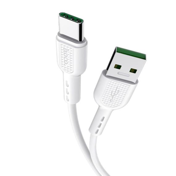 Кабель HOCO X33 Type-C 5A Surge charging data cable White | Зображення 1