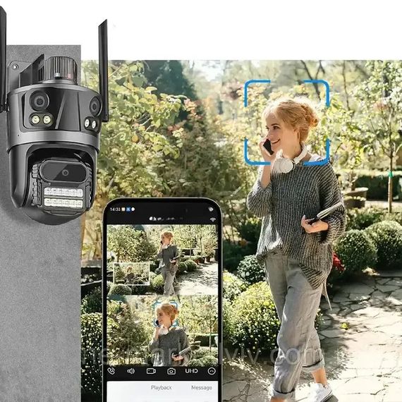 Потрійна IP-камера з нічним баченням XPRO Rotation P12 (234573632_2322) | Зображення 1