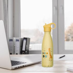 Термокухоль Maestro Giraffe MR-1645-D 400 мл жовтий