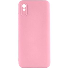 Чохол TPU GETMAN Liquid Silk Full Camera для Xiaomi Redmi 9A Рожевий / Pink