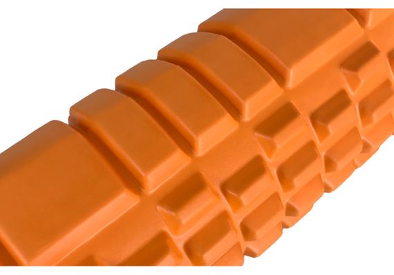 Масажний ролик EasyFit Grid Roller 33 см v.1.1 Помаранчевий (EF-2020a-OR) | Зображення 1