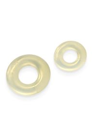 Ерекційні кільця NS Novelties Fantasia прозорі, 2 шт sexstyle