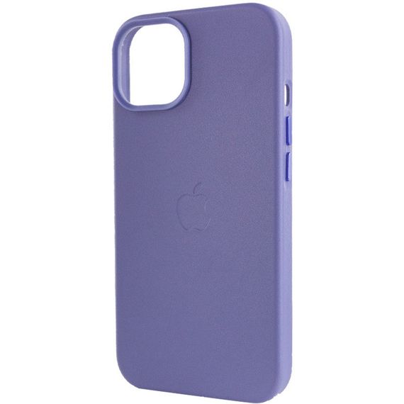 Кожаный чехол Leather Case (AA Plus) with MagSafe для Apple iPhone 12 Pro / 12 (6.1") Искусственная кожа, Violet | Зображення 5