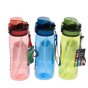 Пляшка спортивна 750мл з кнопкою полікарбонат ELIF Aqua RIO ТР-499