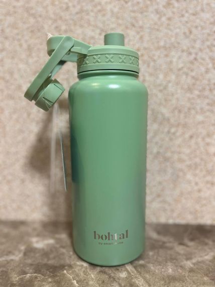 Пляшка для води металева Bohtal Insulated Sports Bottle 960 ml/32 oz Green | Зображення 5
