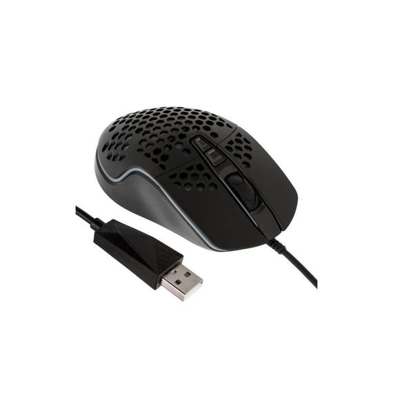 Мишка XO M4 4000 DPI RGB USB Black (XO-M4-BK) | Зображення 1