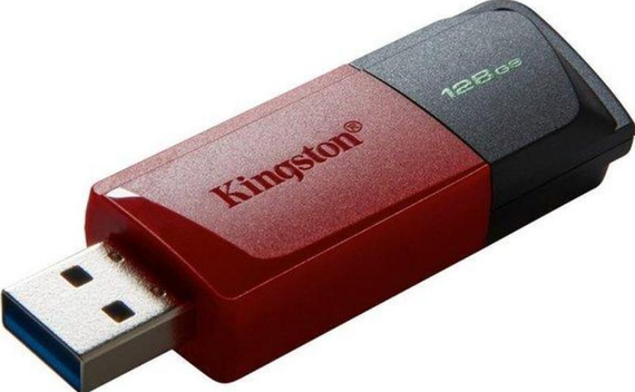 Флешка 128Гб USB 3.2 чорний/червоний DT Exodia M Kingston | Зображення 2