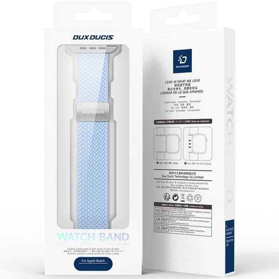 Ремінець Dux Ducis Mixture Ultra для Apple Watch 38/40/41/42mm(ser.10) Light Blue | Зображення 5