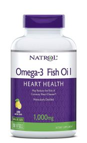 Риб&#039;ячий жир в капсулах, Omega-3 Fish Oil, Natrol, 1000 мг, 150 капсул