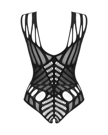 Боди с большими вырезами Obsessive B139 crotchless teddy S/M/L, с доступом sexstyle | Зображення 3