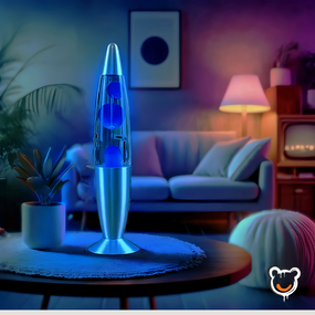 Лава Лампа Синя — Lava «Neon Pulse» Blue
