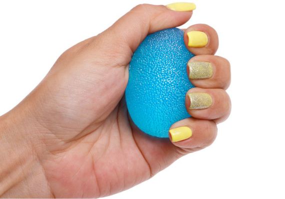 Еспандер кистьовий яйце EasyFit Hand Boost силіконовий Синій (EF-1906-BE) | Зображення 1