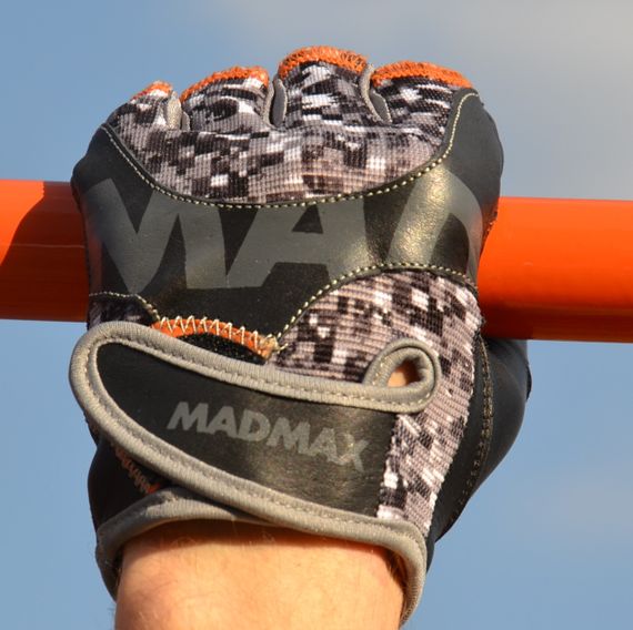 Рукавички для фітнесу MadMax MFG-831 Mti 83.1 Grey/Digital Camo L | Зображення 8
