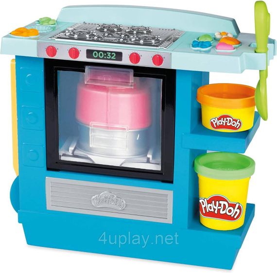 Игровой набор Плей До для лепки тесто Духовка для выпечки Оригинал Play-Doh Kitchen Creations Rising Cake Oven | Зображення 4