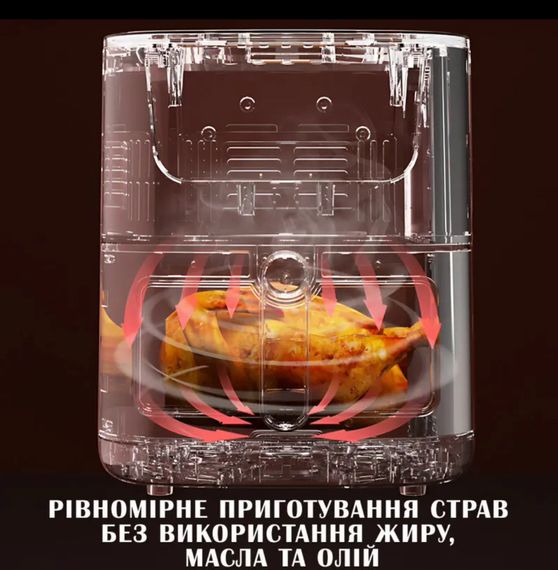 Аерофритюрниця з економією олії до 80% Crownberg CB-5552 (46587-Cb 5552_1381) | Зображення 8
