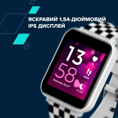 Смарт-годинник Canyon Joyce KW-43 DUAL BT Music White (CNE-KW43WB) | Зображення 3