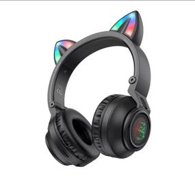 Беспроводные наушники BOROFONE BO18 Cat ear BT headphones Black