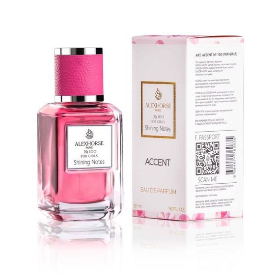 Парфумована вода для дівчаток Alex Horse Shining Notes ACCENT  50 ml AA-100