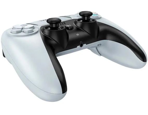 Геймпад Hoco GA1 универсальный Bluetooth контроллер 6-Axis, RGB, с вибрацией, для PS4, Android, iOS, Windows - White | Зображення 2