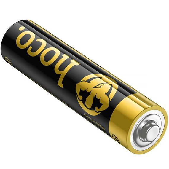 Батарейки Hoco JA2 AAA (LR03) Alkaline упаковка 10 шт Black | Зображення 4