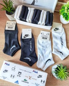 Шкарпетки короткі Nike різні кольори, жіночі шкарпетки Найк , спортивні шкарпетки 36-41