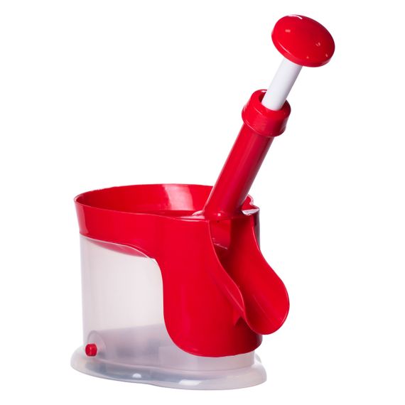 Видавлювач кісточок для вишні, черешні 20×12×25 (см) з контейнером, сепаратор, виймач вишневих кісточок HP-8-68 | Зображення 1