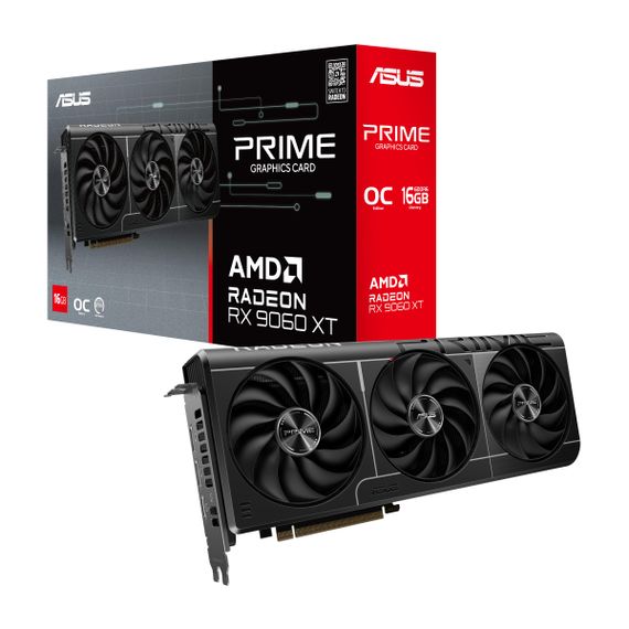 Видеокарта ASUS Radeon RX 9060 XT 16GB GDDR6 OC PRIME-RX9060XT-O16G 90YV0LF1-M0NA00 | Зображення 9