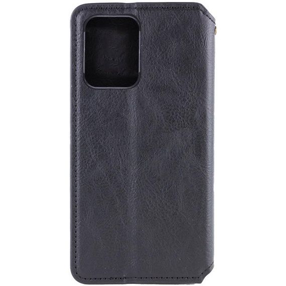 Шкіряний чохол-книжка GETMAN Cubic (PU) для Xiaomi Redmi Note 14 4G (Int. version) Червоний Чорний | Зображення 2