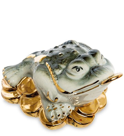 Порцелянова статуетка Lucky Toad Jade 13,5 см | Зображення 1