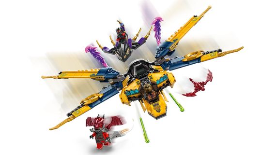 Конструктор LEGO Ninjago Суперштормовий реактивний літак Рас та Арін 71833 | Зображення 3