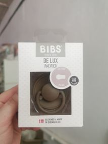 Соска пустушка Bibs De Lux Silicone Dark oak 0-36 міс силіконова