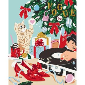 Картина по номерам "Новогодний вайб" 12034-AC 40х50 см