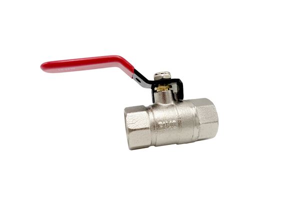 Кран кульовий Nickel PRO PN40 3/4" ВВ червона ручка ASCO 1/20 | Зображення 4