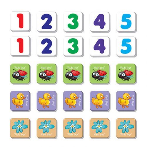 Магнитная игра "Считаем до пяти" (укр)