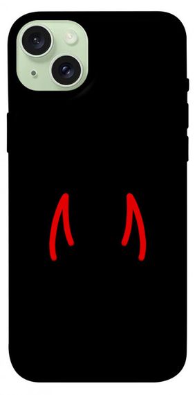 Чохол з картинкою Red horns для Apple iPhone 15 Plus (6.7")