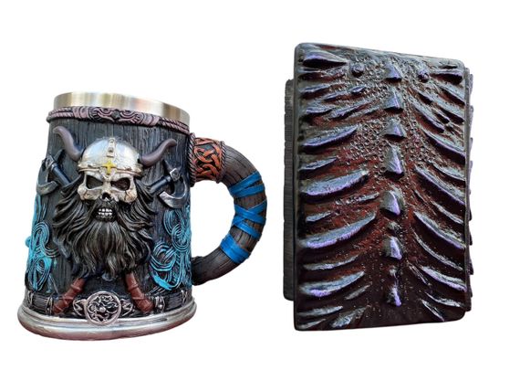 Подарунковий набір Кухоль 3 Скандинавський Воїн і Блокнот 3 «Око Ілюзій» | Зображення 1