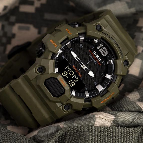 Чоловічий годинник Casio HDC-700-3A2 | Зображення 3