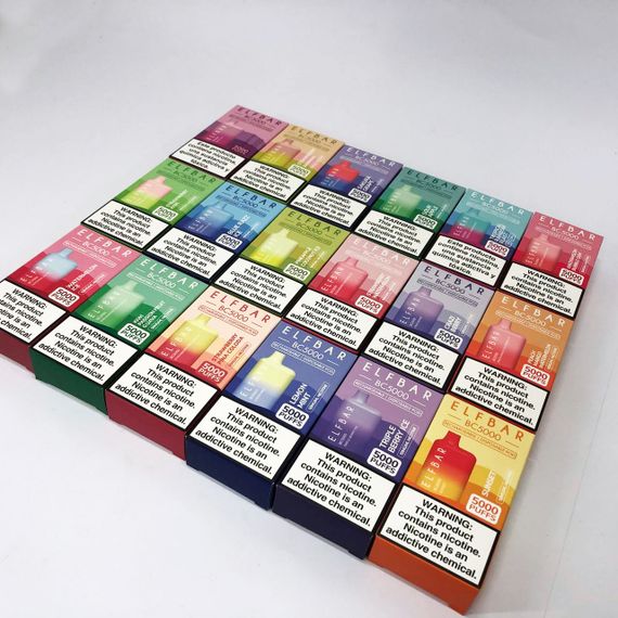 Elf Bar BC5000 смак Полуниця Ківі (Strawberry Kiwi) | Зображення 6
