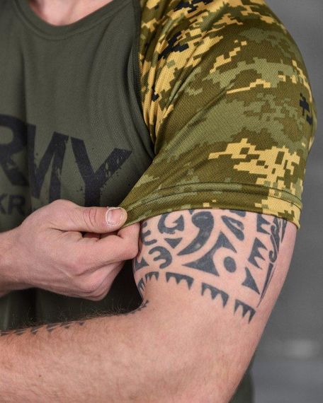 Футболка потоотводящая Odin ARMY pixel ВТ6811 | Зображення 5