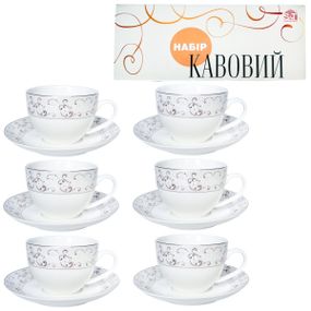 Сервіз кавовий «Констанція» на 12 предметів (110 мл)