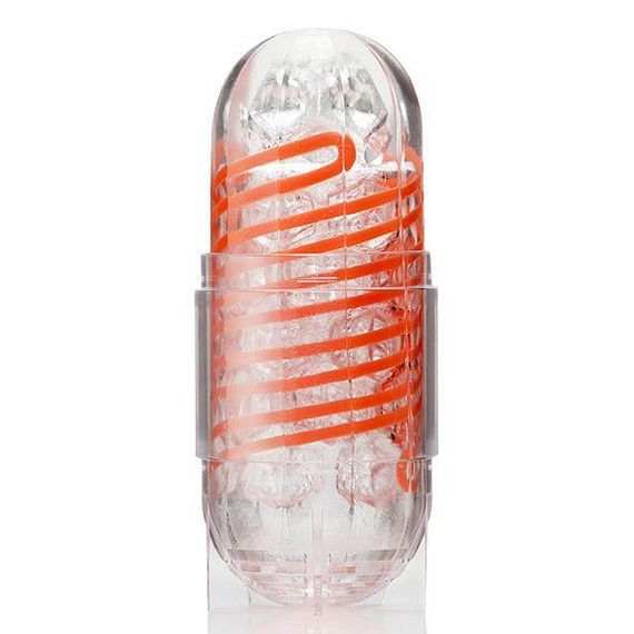 Мастурбатор Tenga Spinner 02 Hexa з пружною стимулювальною спіраллю всередині, стандартна спіраль Sex Aura