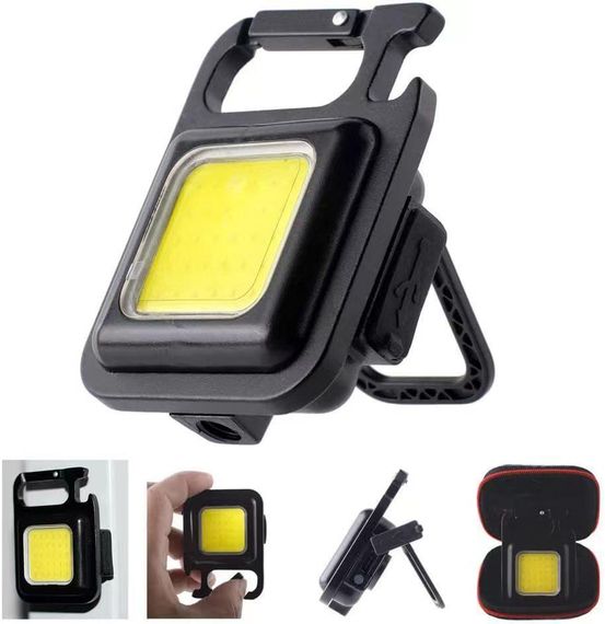 Многофункциональный мощный аккумуляторный фонарик LED Mini X80. Фонарик брелок, магнит, карабин, открывашка | Зображення 5