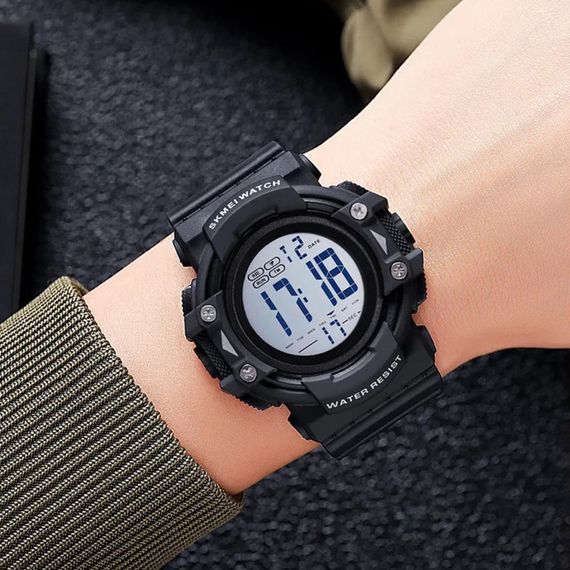 Чоловічий годинник Skmei 2195BKWT Black-White | Зображення 2
