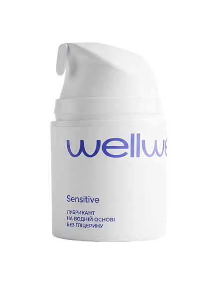 Лубрикант на водной основе WellWet Sensitive, без глицерина, 30 мл Sex Aura