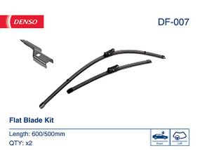 Комплект склоочисників DENSO DF-007 Flat Blade Kit 600/500 мм