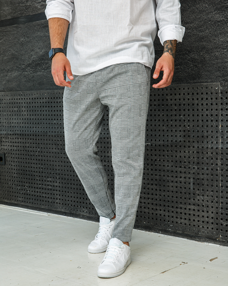 Брюки змейка клетка основной S XL | Зображення 5